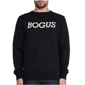Saturdays Surf NYC Black "BOGUS" Sweatshirt Size Medium